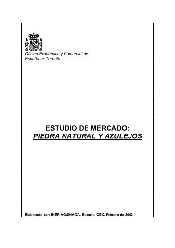 ESTUDIO DE MERCADO: PIEDRA NATURAL Y AZULEJOS - AIP