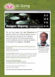 Guigen Qigong - special course - Qi Gong Oberkassel