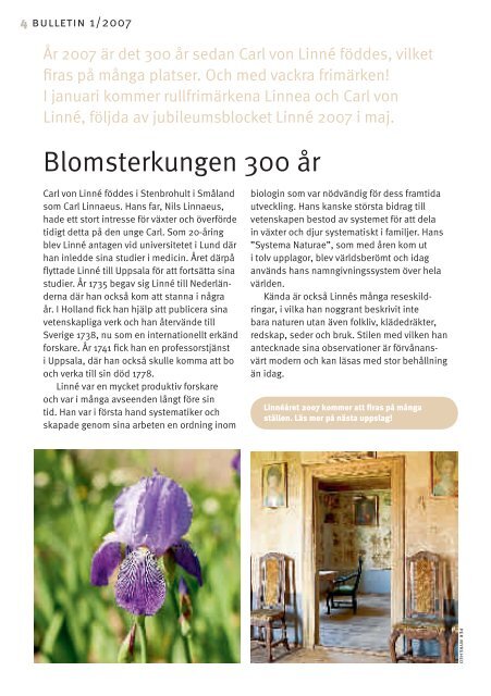 Blommornas kung - Posten