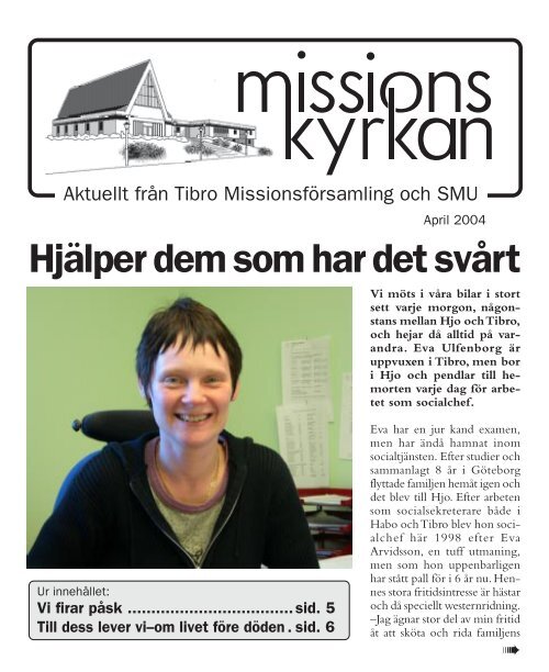 Missionskyrkan Nr. 8 2002 - Missionskyrkan Tibro