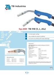 TBi 9 W (S , L , Alu) Top 2000 - TBi Industries