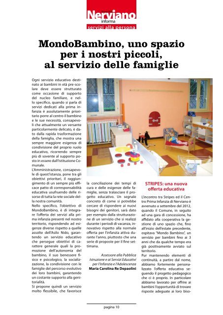 Anno VI - Numero 2 Dicembre 2012 - Comune di Nerviano