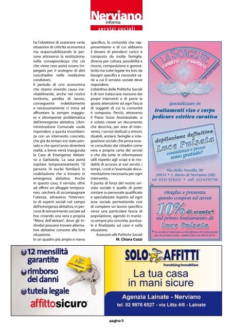 Anno VI - Numero 2 Dicembre 2012 - Comune di Nerviano