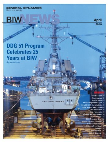 DDG 51 Program Celebrates 25 Years at BIW - Bath Iron Works