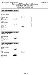 Taekwondo essay