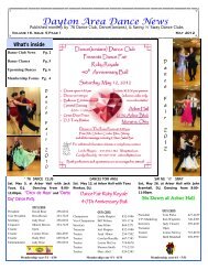 16 05 May 2012 Newsletter - Ballroom Dance Dayton