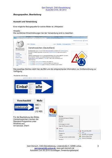 Autodesk Civil 3D 2010, - gert-domsch.de