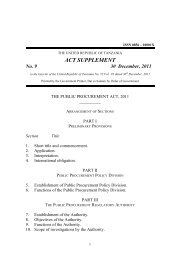Public Procurement Act 2011 - unpcdc