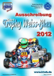 Stand: 14.03.2012 Ausschreibung zur KTWB 2012 - bei der Kart ...