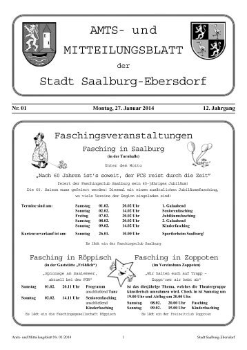 Nr. 01-2014 - Stadt Saalburg-Ebersdorf
