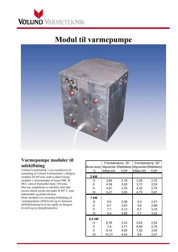 Modul til varmepumpe - Nibe