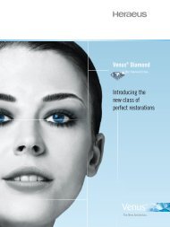 Venus Diamond Product Information (PDF) - Heraeus