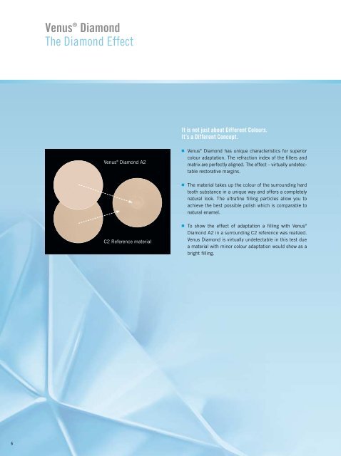 Venus Diamond Product Information (PDF) - Heraeus
