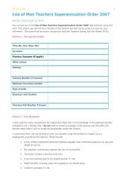 Opt out form - Pensions