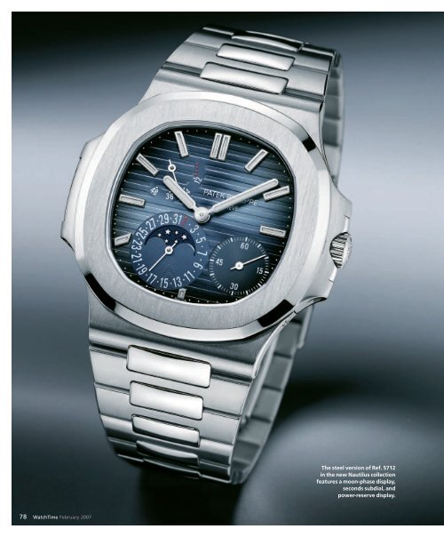 WT_2007_01: PATEK PHILIPPE NAUTILUS