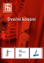 Katalog dveÅnÃ­ho kovÃ¡nÃ­ HB (1,8 MB)