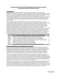 NSF RII Track 2 Proposal 2009 - Division of Science & Research