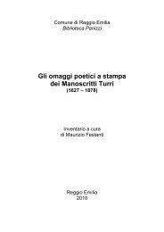 Poesie per novelli sacerdoti - Biblioteca Panizzi - Comune di Reggio ...
