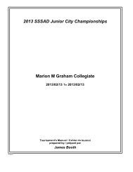 2013 Saskatoon High School Junior City Championships