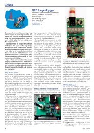 Teknik QRP & egenbygge - SM0JZT