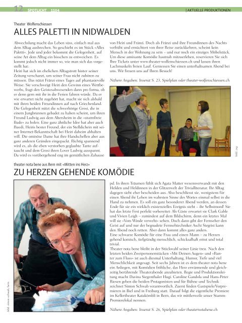 Ausgabe 1104.pdf - Theater-Zytig