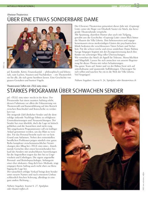 Ausgabe 1104.pdf - Theater-Zytig