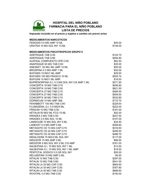 avamys precio farmacias similares