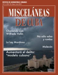NO 3, AÃO VIII, MAyOâJuNIO 2013 - MiscelÃ¡neas de Cuba