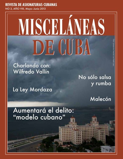 NO 3, AÃO VIII, MAyOâJuNIO 2013 - MiscelÃ¡neas de Cuba