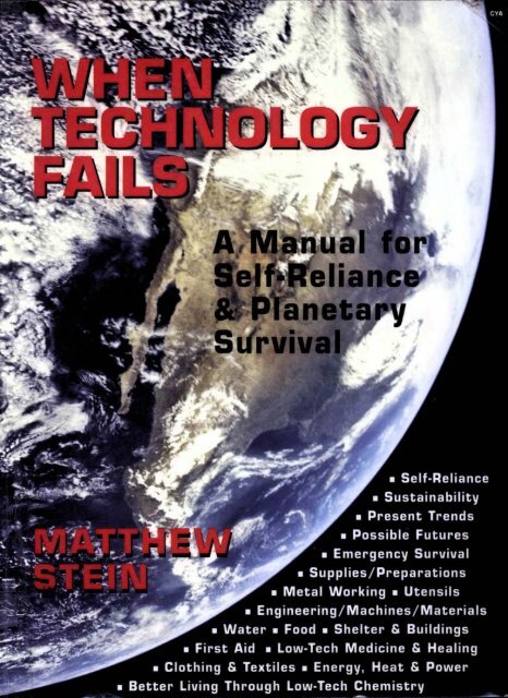 When Technology Fails: A Manual for Self-Reliance - Fedge