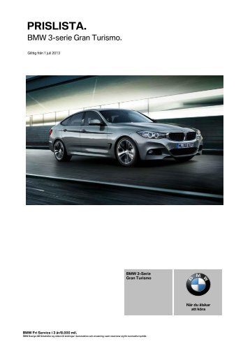 Grundpriser & extrautrustning (PDF) - Bmw