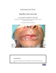 Interesting Case Series Dog Bite to the Lower Lip - ePlasty