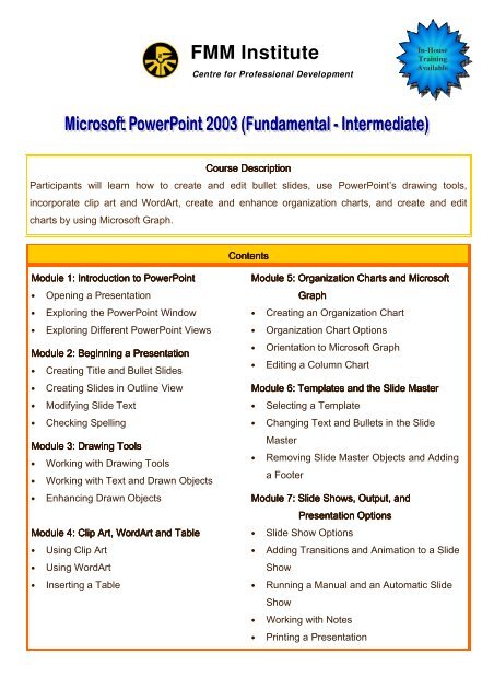 Inserting Organization Chart In Powerpoint 2007