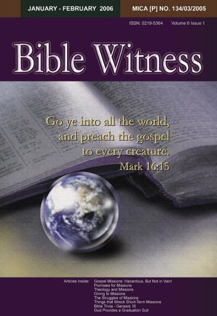 Missions - Bible Witness