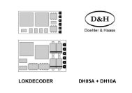 Anleitung Multiprotokoll-Lokdecoder DH05A - MDVR