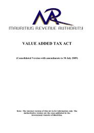 Value Added Tax Act 1998 - The Mauritius Chamber of Commerce ...