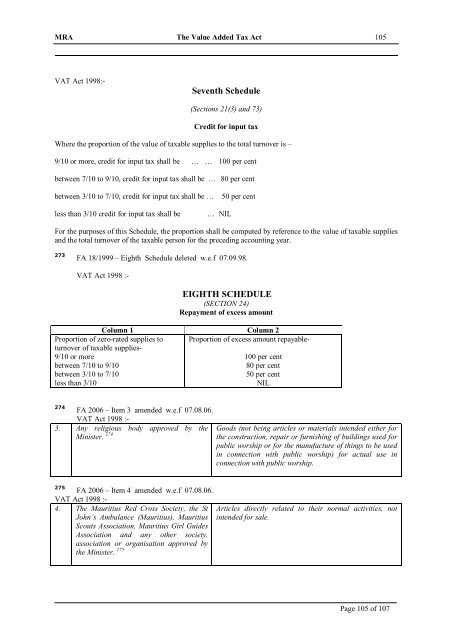 Value Added Tax Act 1998 - The Mauritius Chamber of Commerce ...