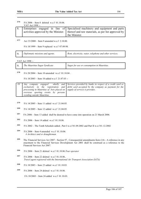 Value Added Tax Act 1998 - The Mauritius Chamber of Commerce ...