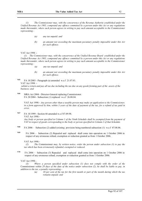 Value Added Tax Act 1998 - The Mauritius Chamber of Commerce ...