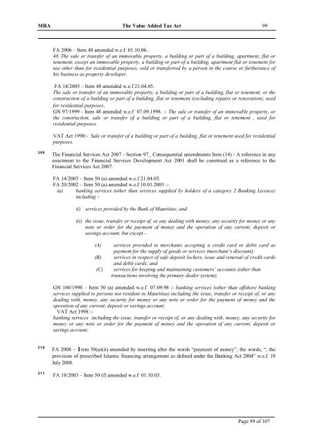 Value Added Tax Act 1998 - The Mauritius Chamber of Commerce ...