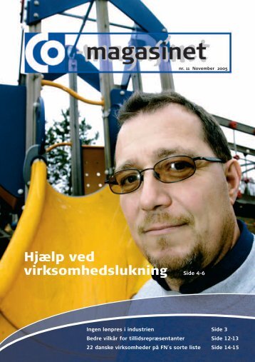 HjÃ¦lp ved virksomhedslukning - CO-industri