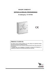 Termostat 1TX TETX03