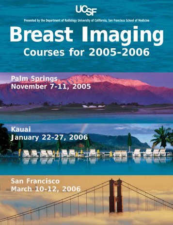 Courses for 2005-2006 - Department of Radiology & Biomedical ...