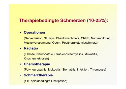 Schmerztherapie Handout