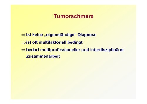 Schmerztherapie Handout