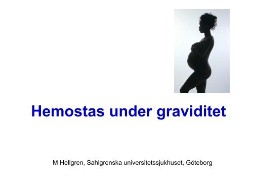 Hemostas under graviditet