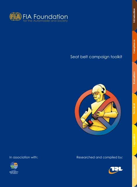 Seat belt campaign toolkit - FIA Foundation