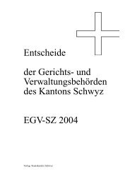 EGV-SZ 2004 - Kanton Schwyz