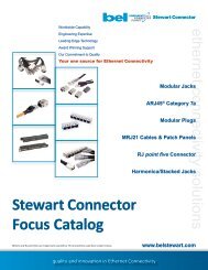 Stewart Connector Focus Catalog - Bel Fuse