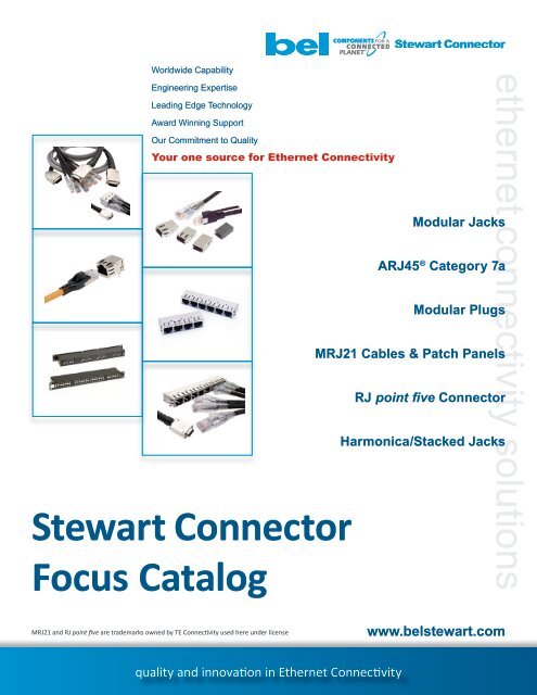 Stewart Connector Focus Catalog - Bel Fuse